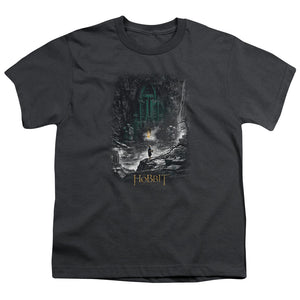 The Hobbit Second Thoughts Kids Youth T Shirt Charcoal