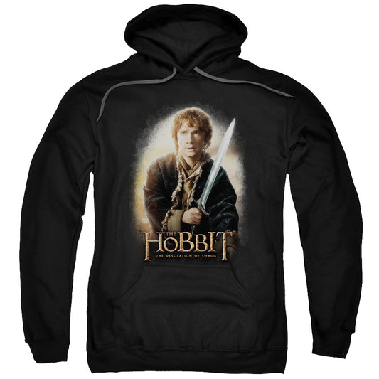 The Hobbit Bilbo and Sting Mens Hoodie Black