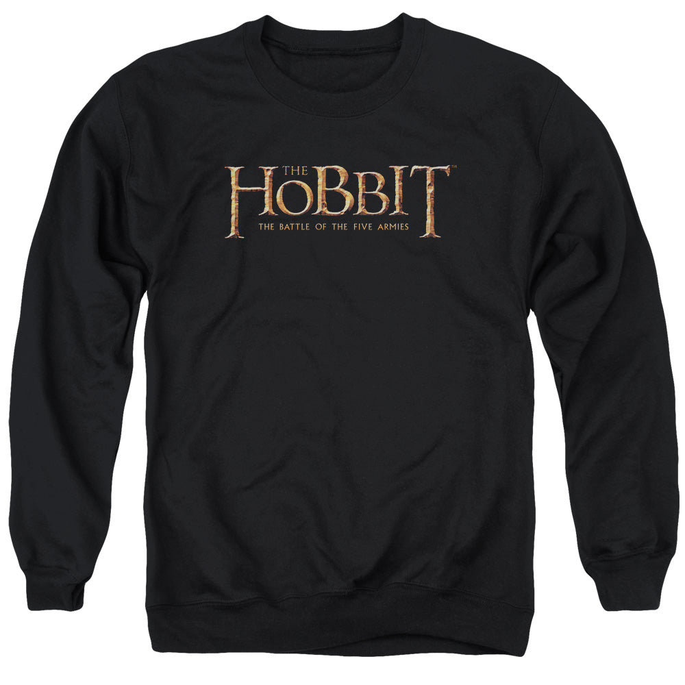 The Hobbit Logo Mens Crewneck Sweatshirt Black