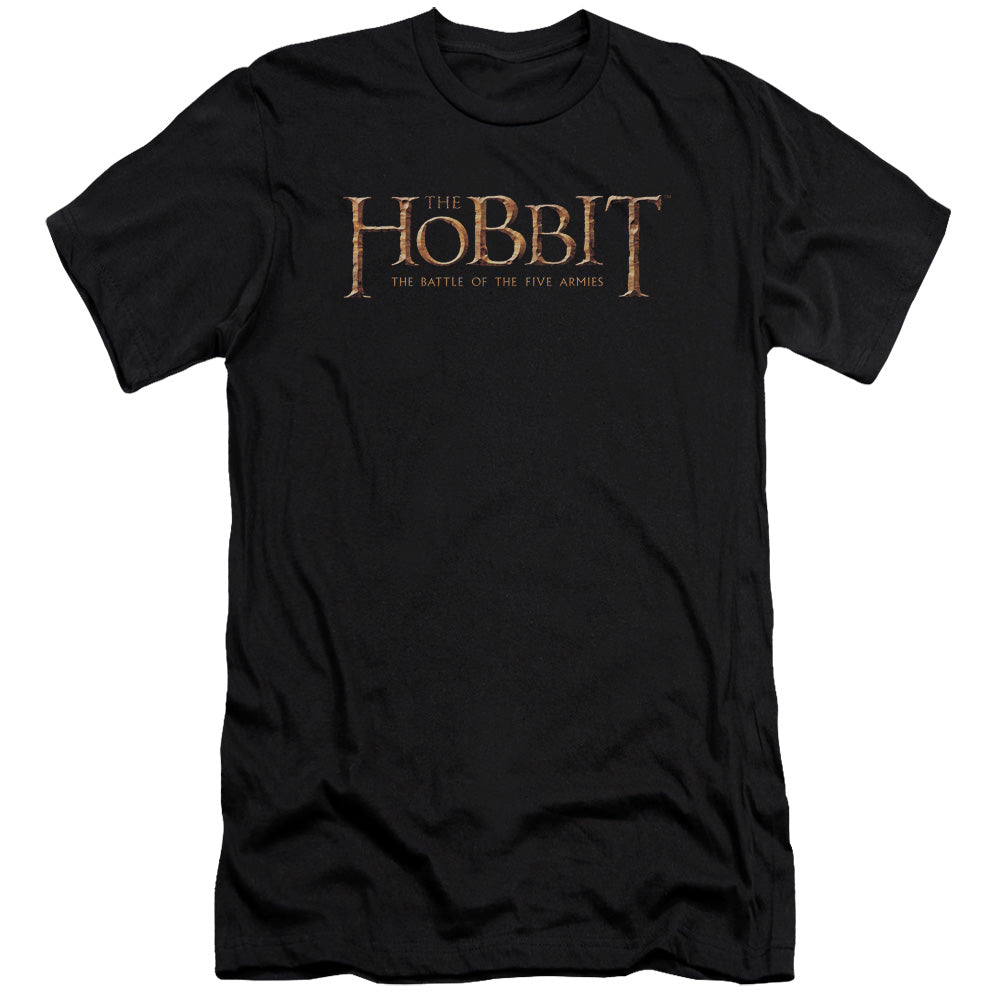 The Hobbit Logo Premium Bella Canvas Slim Fit Mens T Shirt Black