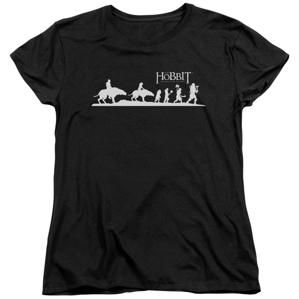 The Hobbit Orc Company Womens T Shirt Black