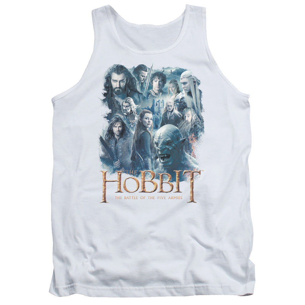 The Hobbit Main Characters Mens Tank Top Shirt White