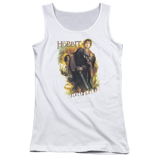 The Hobbit Bilbo Womens Tank Top Shirt White