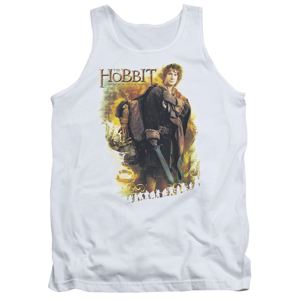 The Hobbit Bilbo Mens Tank Top Shirt White