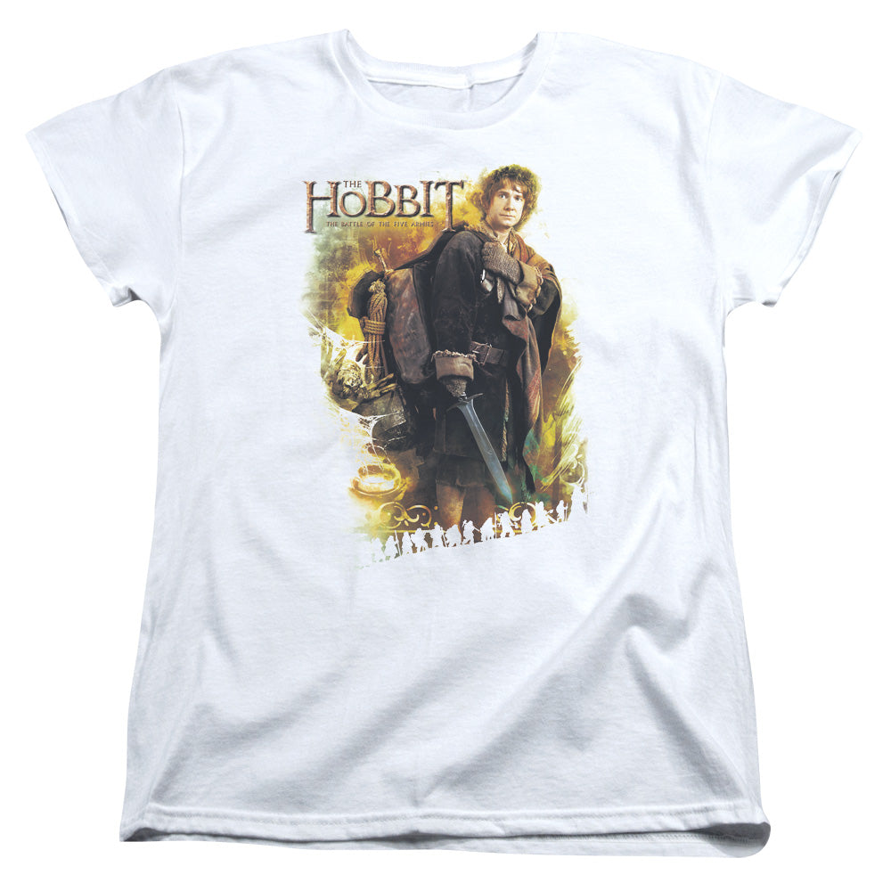 The Hobbit Bilbo Womens T Shirt White