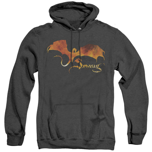 The Hobbit Aug on Fire Heather Mens Hoodie Black