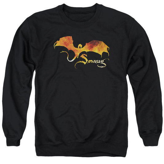 The Hobbit Aug on Fire Mens Crewneck Sweatshirt Black