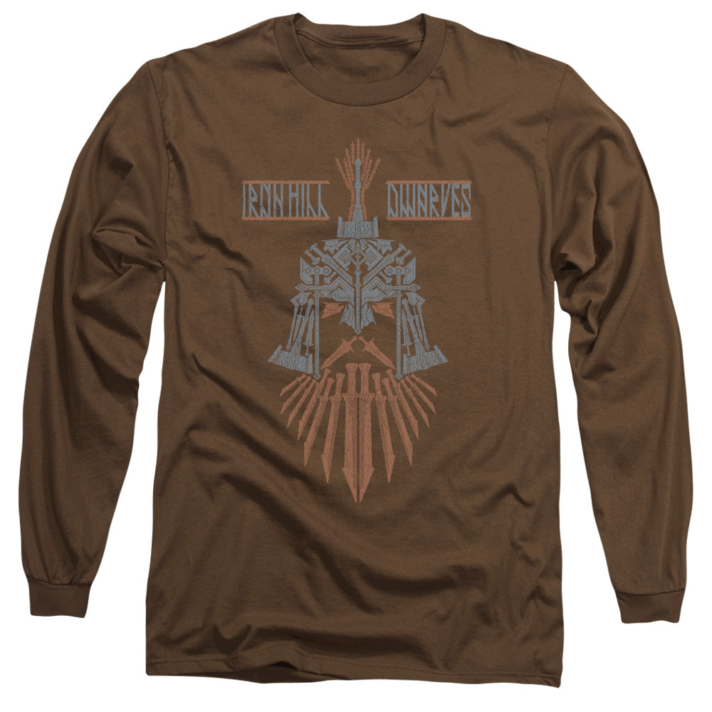 The Hobbit Ironhill Dwarves Mens Long Sleeve Shirt Coffee