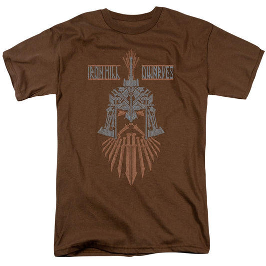 The Hobbit Ironhill Dwarves Mens T Shirt Coffee