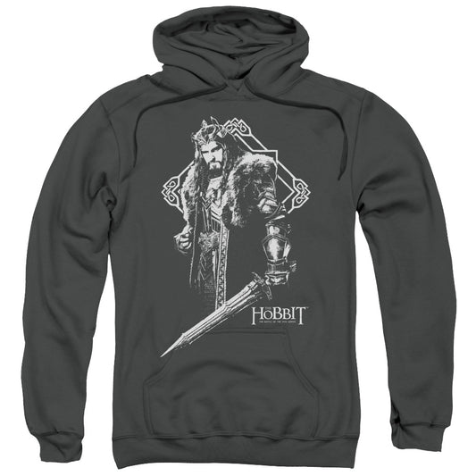 The Hobbit King Thorin Mens Hoodie Charcoal