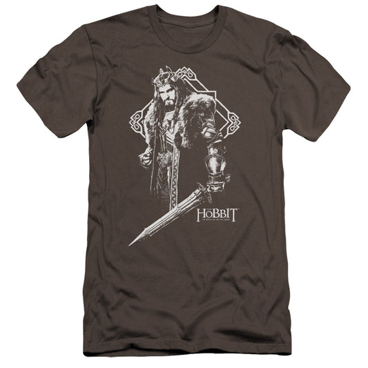 The Hobbit King Thorin Premium Bella Canvas Slim Fit Mens T Shirt Charcoal