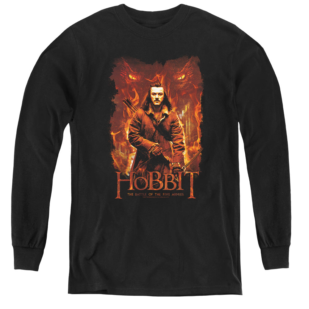 The Hobbit Fates Long Sleeve Kids Youth T Shirt Black