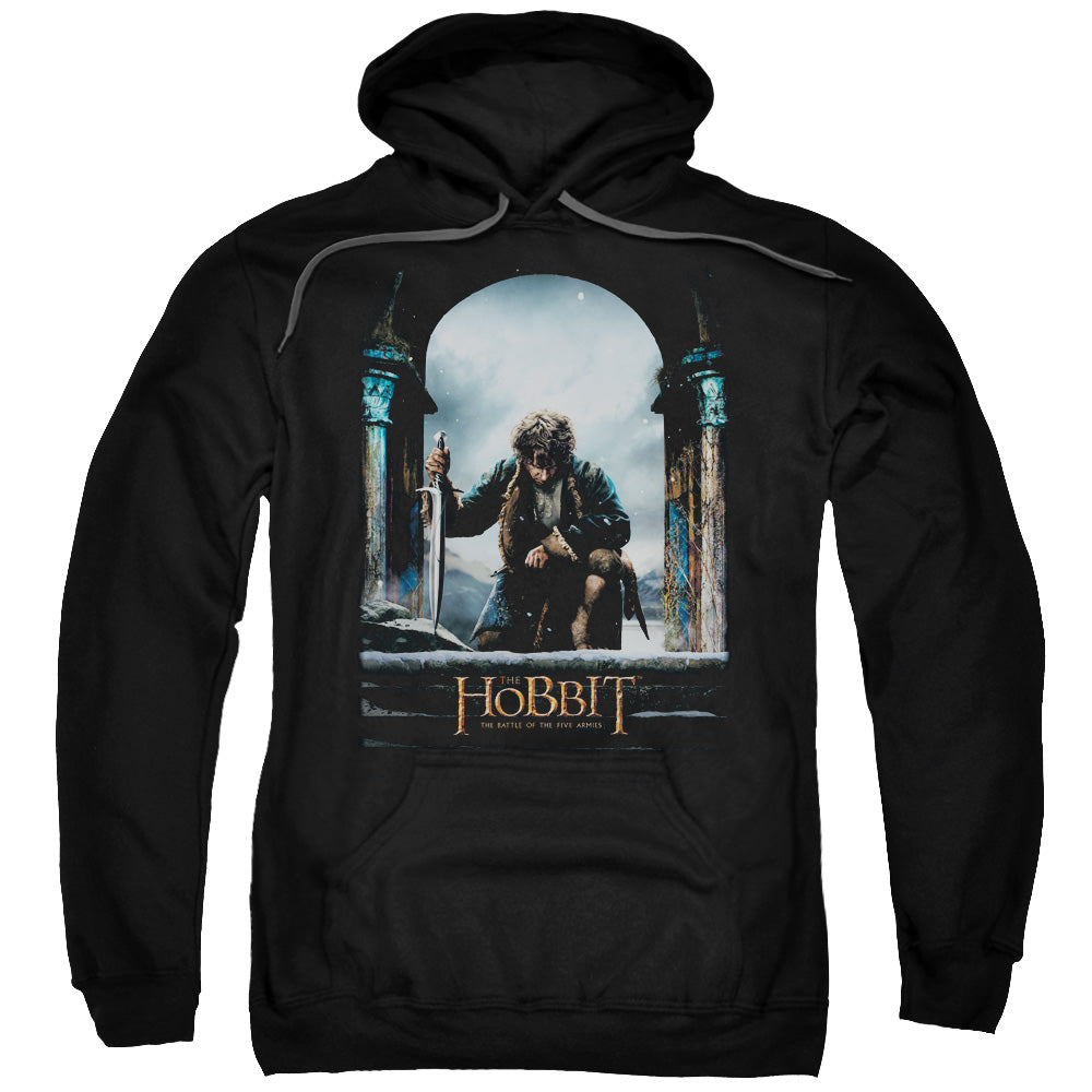 The Hobbit Bilbo Poster Mens Hoodie Black