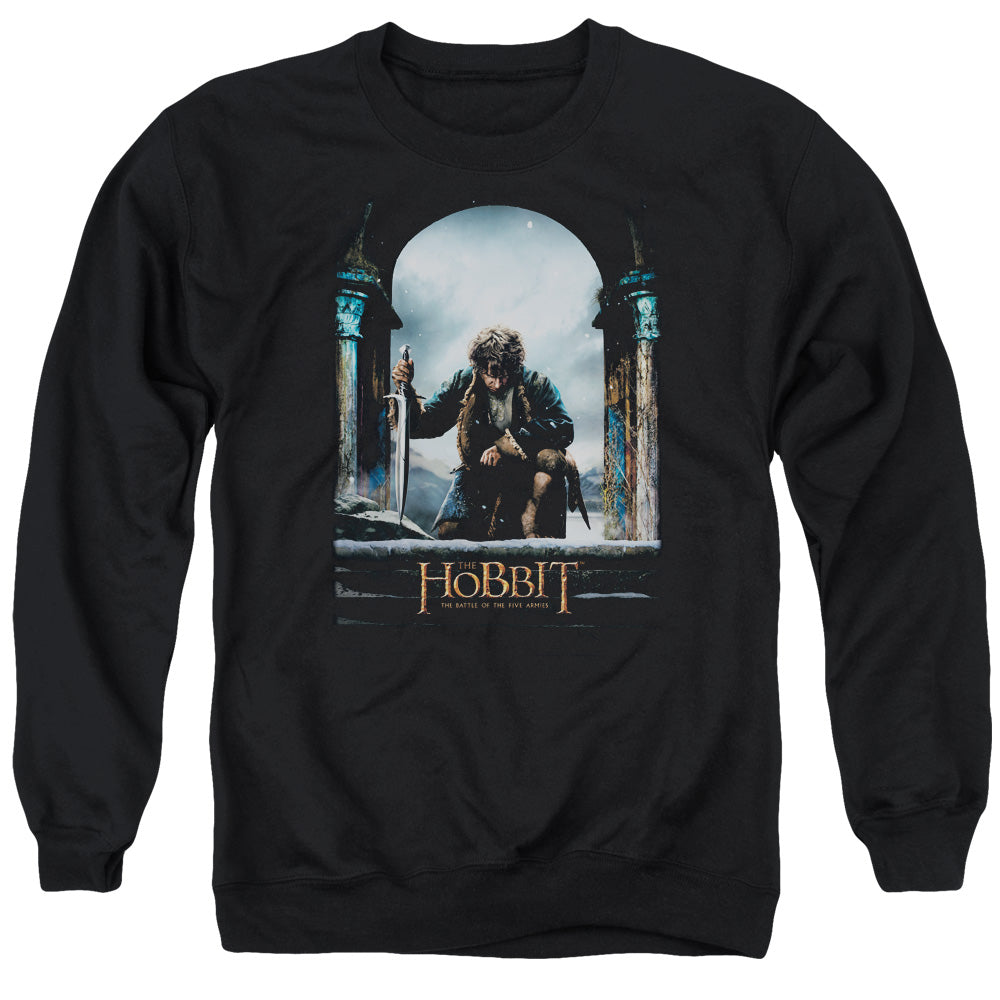 The Hobbit Bilbo Poster Mens Crewneck Sweatshirt Black