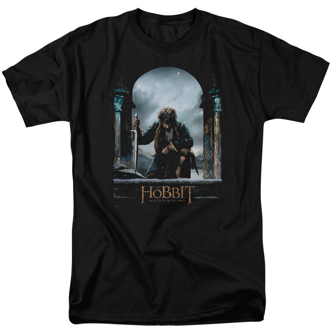 The Hobbit Bilbo Poster Mens T Shirt Black