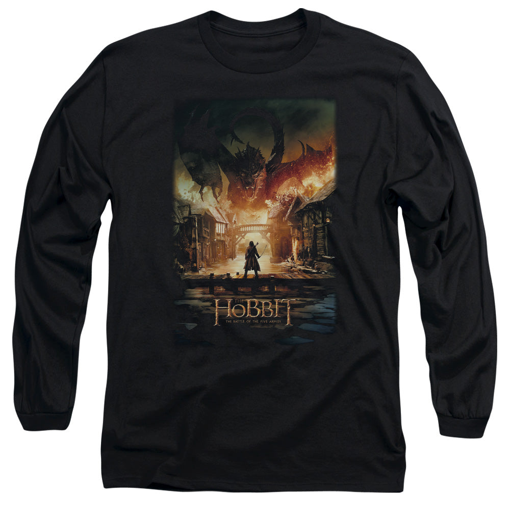 The Hobbit Aug Poster Mens Long Sleeve Shirt Black