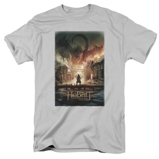 The Hobbit Aug Poster Mens T Shirt Silver