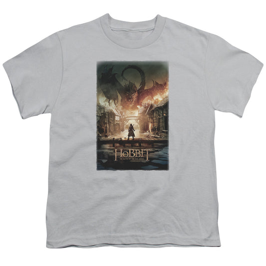 The Hobbit Aug Poster Kids Youth T Shirt Silver