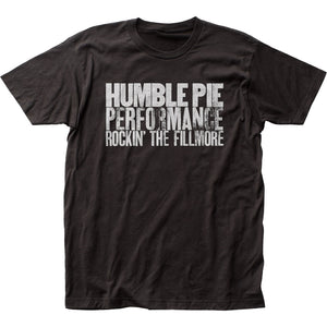 Humble Pie Rockin’ the Filmore Mens T Shirt Black