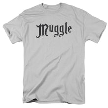 Load image into Gallery viewer, Harry Potter Muggle Mens T Shirt Silver