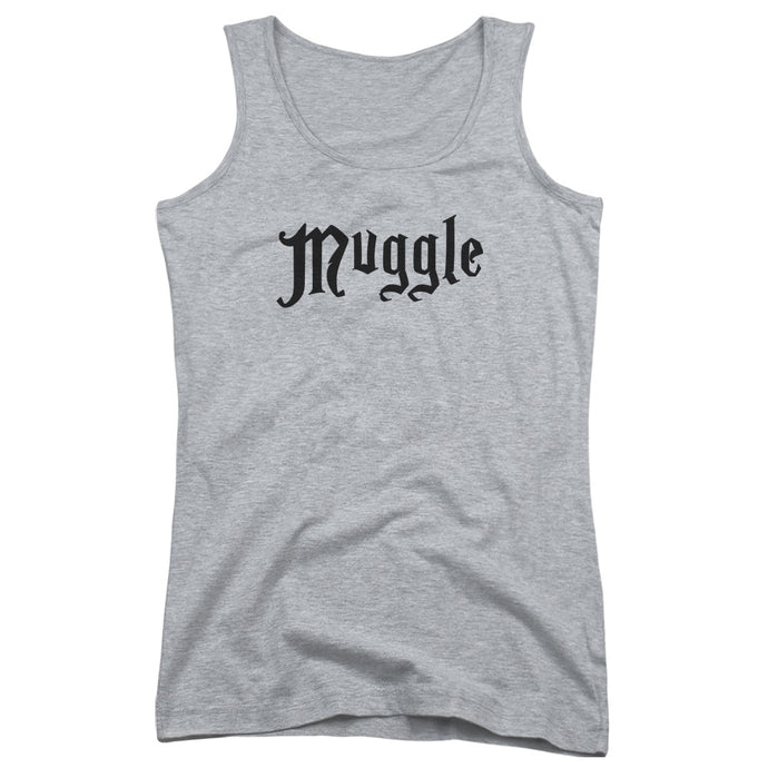 Harry Potter Muggle Womens Tank Top Shirt Athletic Heather
