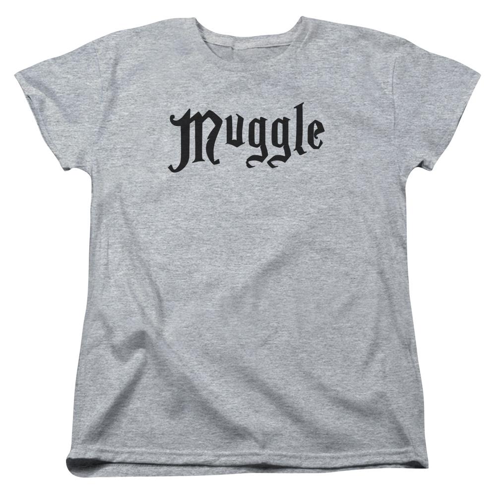 Harry Potter Muggle Womens T Shirt Athletic Heather