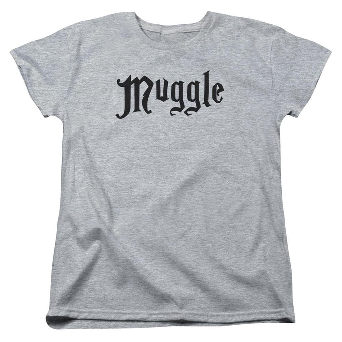 Harry Potter Muggle Womens T Shirt Athletic Heather