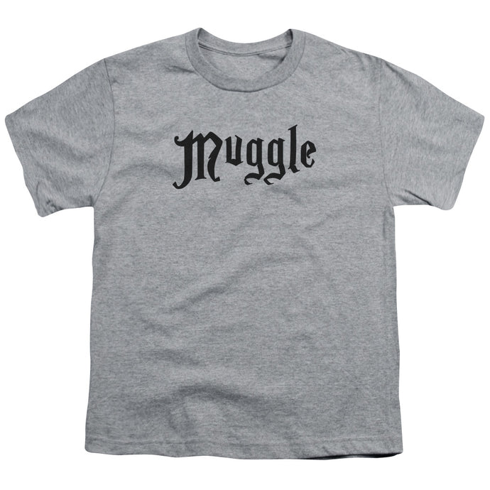 Harry Potter Muggle Kids Youth T Shirt Athletic Heather