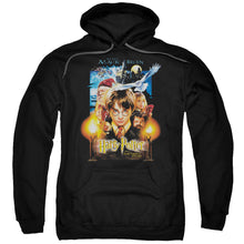Load image into Gallery viewer, Harry Potter Movie Poster Mens Hoodie Black