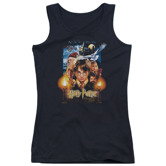 Harry Potter Movie Poster Womens Tank Top Shirt Black