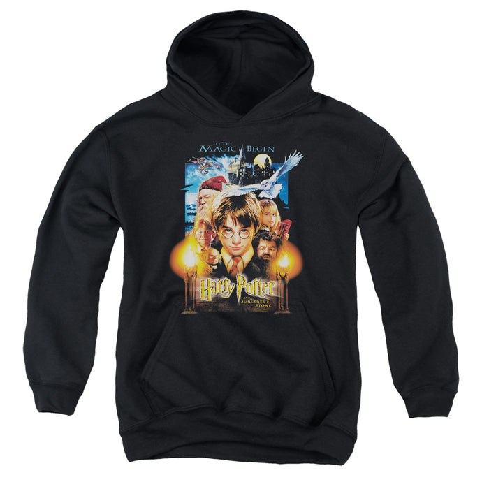 Harry Potter Movie Poster Kids Youth Hoodie Black