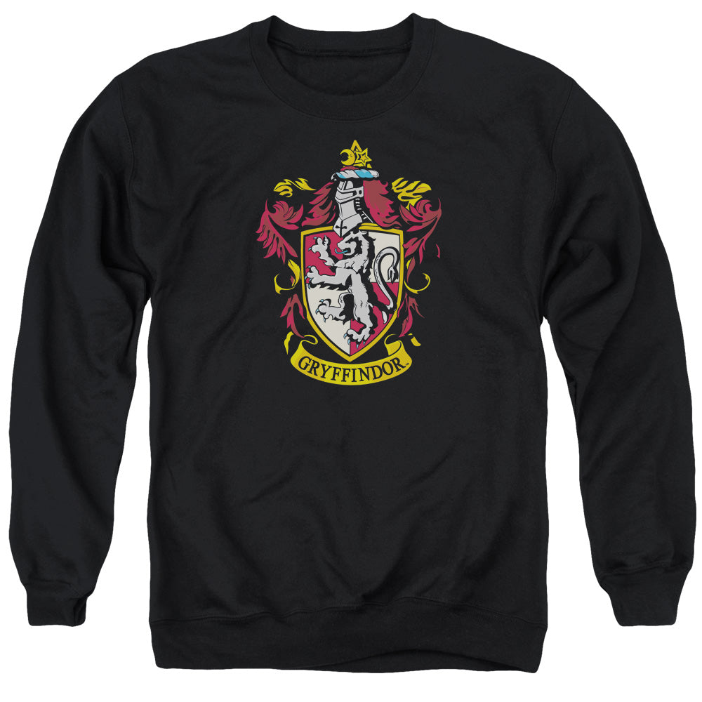 Harry Potter Gryffindor Crest Mens Crewneck Sweatshirt Black