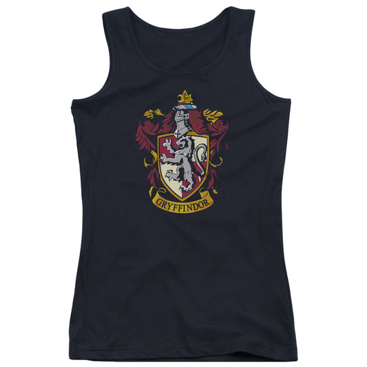 Harry Potter Gryffindor Crest Womens Tank Top Shirt Black