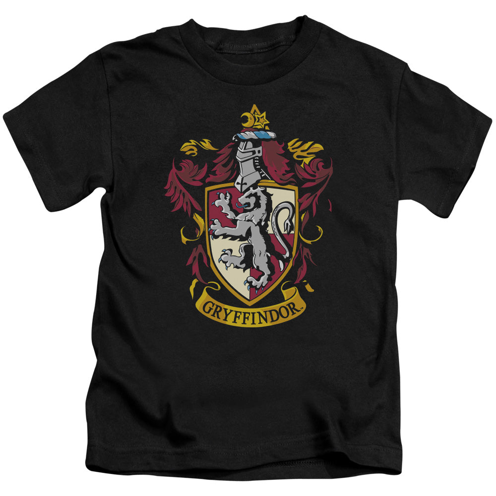 Harry Potter Gryffindor Crest Juvenile Kids Youth T Shirt Black
