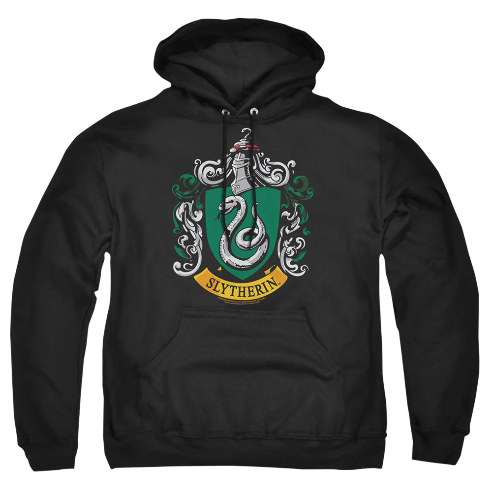 Harry Potter Slytherin Crest Mens Hoodie Black Officially Licensed