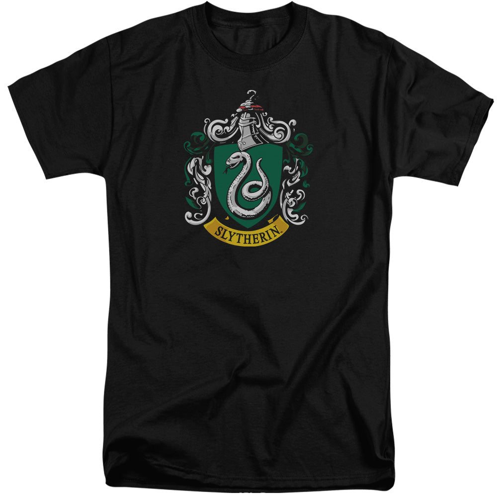 Harry Potter Slytherin Crest Mens Tall T Shirt Black Officially Licensed