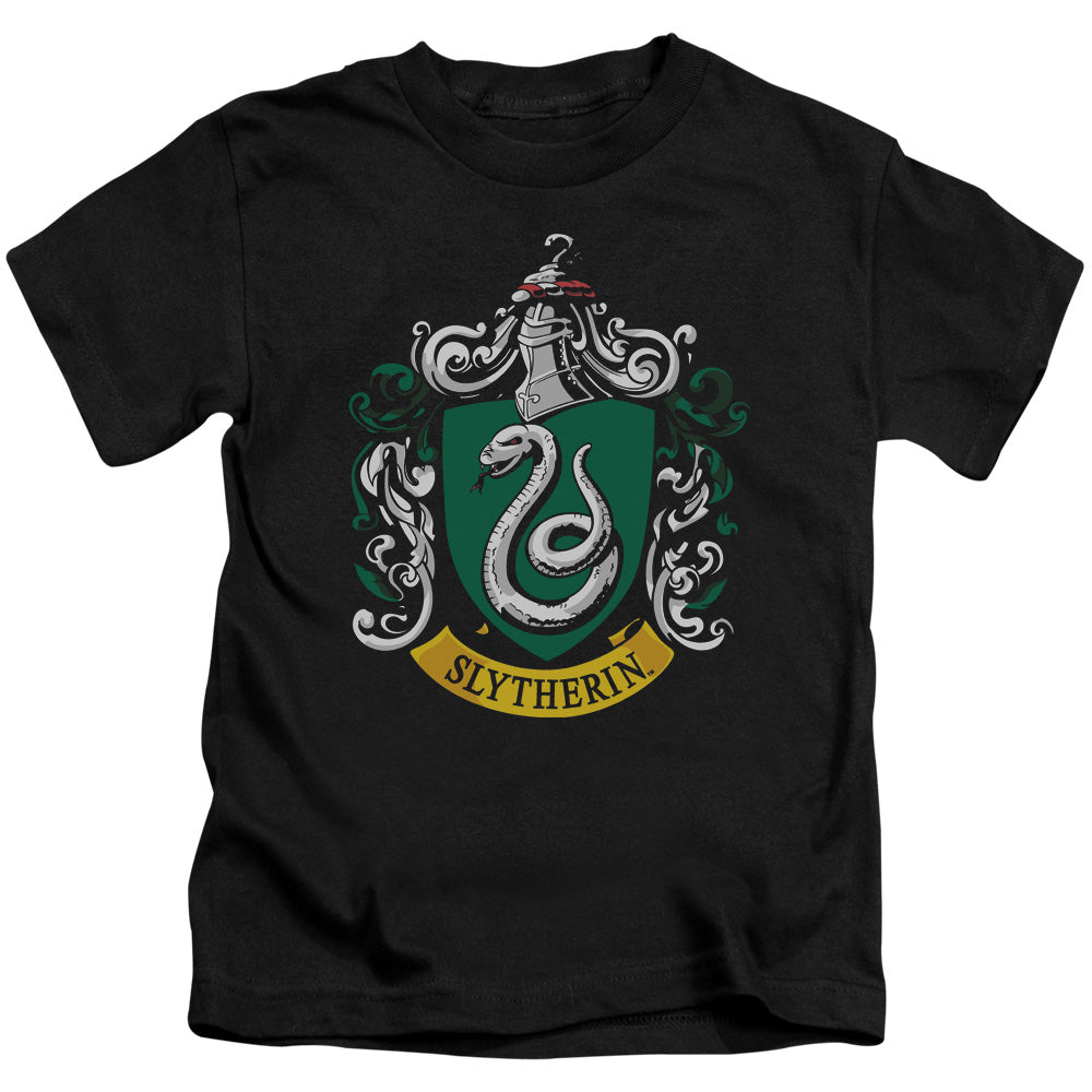 Harry Potter Slytherin Crest Juvenile Kids Youth T Shirt Black