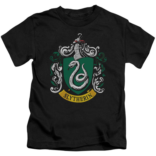 Harry Potter Slytherin Crest Juvenile Kids Youth T Shirt Black