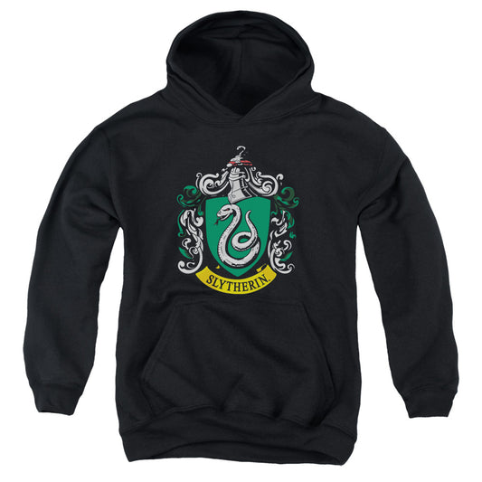 Harry Potter Slytherin Crest Kids Youth Hoodie Black
