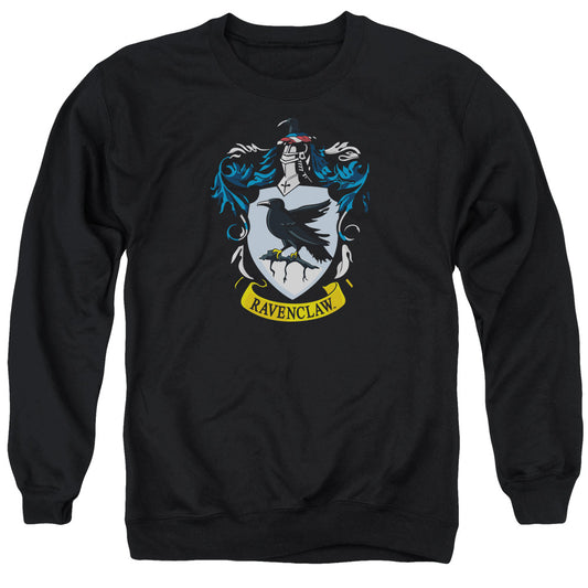 Harry Potter Ravenclaw Crest Mens Crewneck Sweatshirt Black