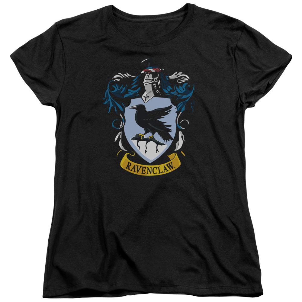 Harry Potter Ravenclaw Crest Womens T Shirt Black