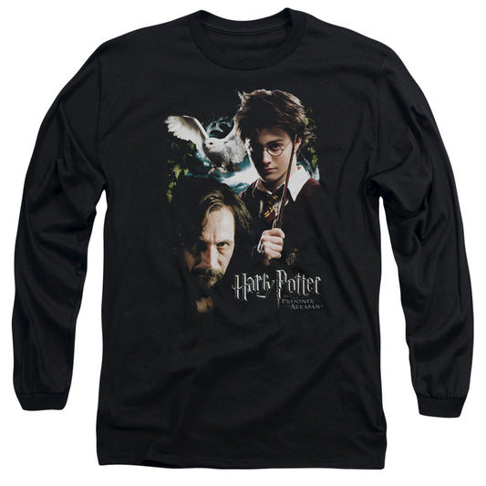 Harry Potter Harry and Sirius Mens Long Sleeve Shirt Black