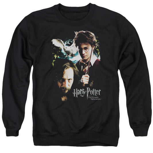 Harry Potter Harry and Sirius Mens Crewneck Sweatshirt Black