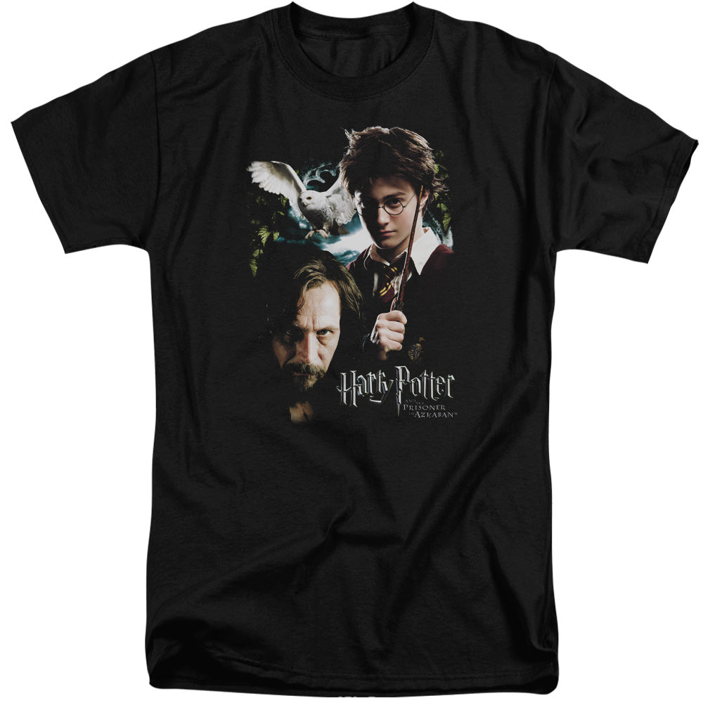 Harry Potter Harry And Sirius Mens Tall T Shirt Black Officially Licensed