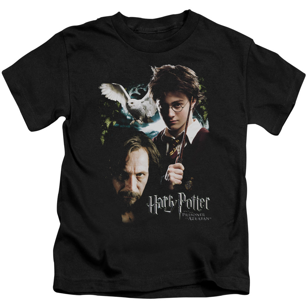 Harry Potter Harry and Sirius Juvenile Kids Youth T Shirt Black