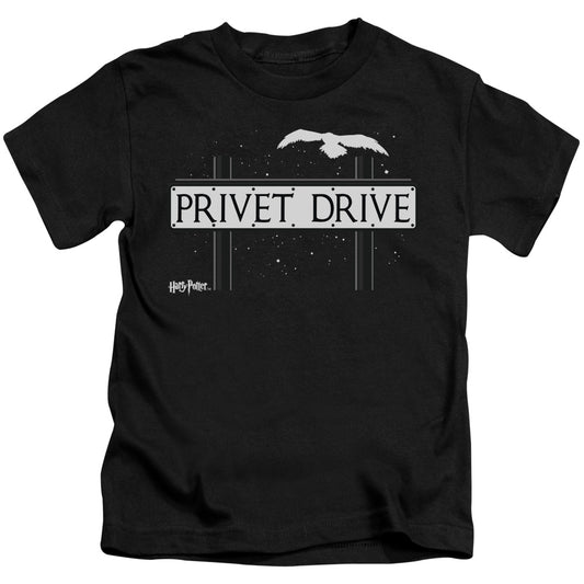 Harry Potter Privet Drive Juvenile Kids Youth T Shirt Black