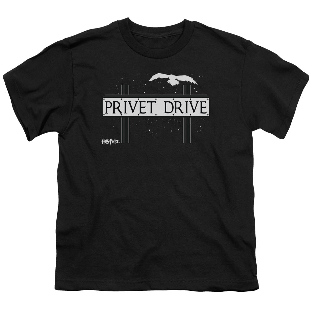 Harry Potter Privet Drive Kids Youth T Shirt Black