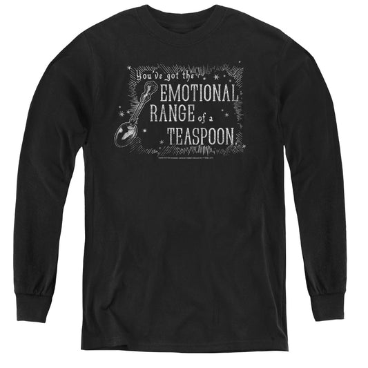 Harry Potter Order of Phoenix Teaspoon Long Sleeve Kids Youth T Shirt Black