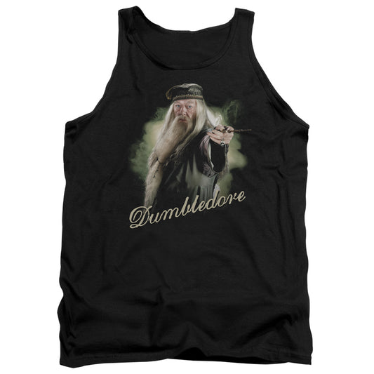 Harry Potter Dumbledore Wand Mens Tank Top Shirt Black