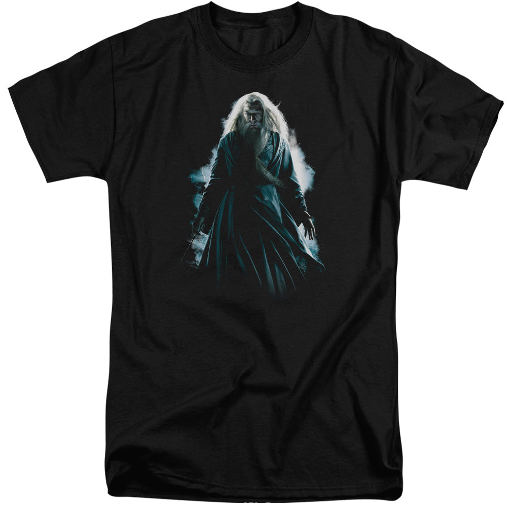 Harry Potter Dumbledore Burst Mens Tall T Shirt Black
